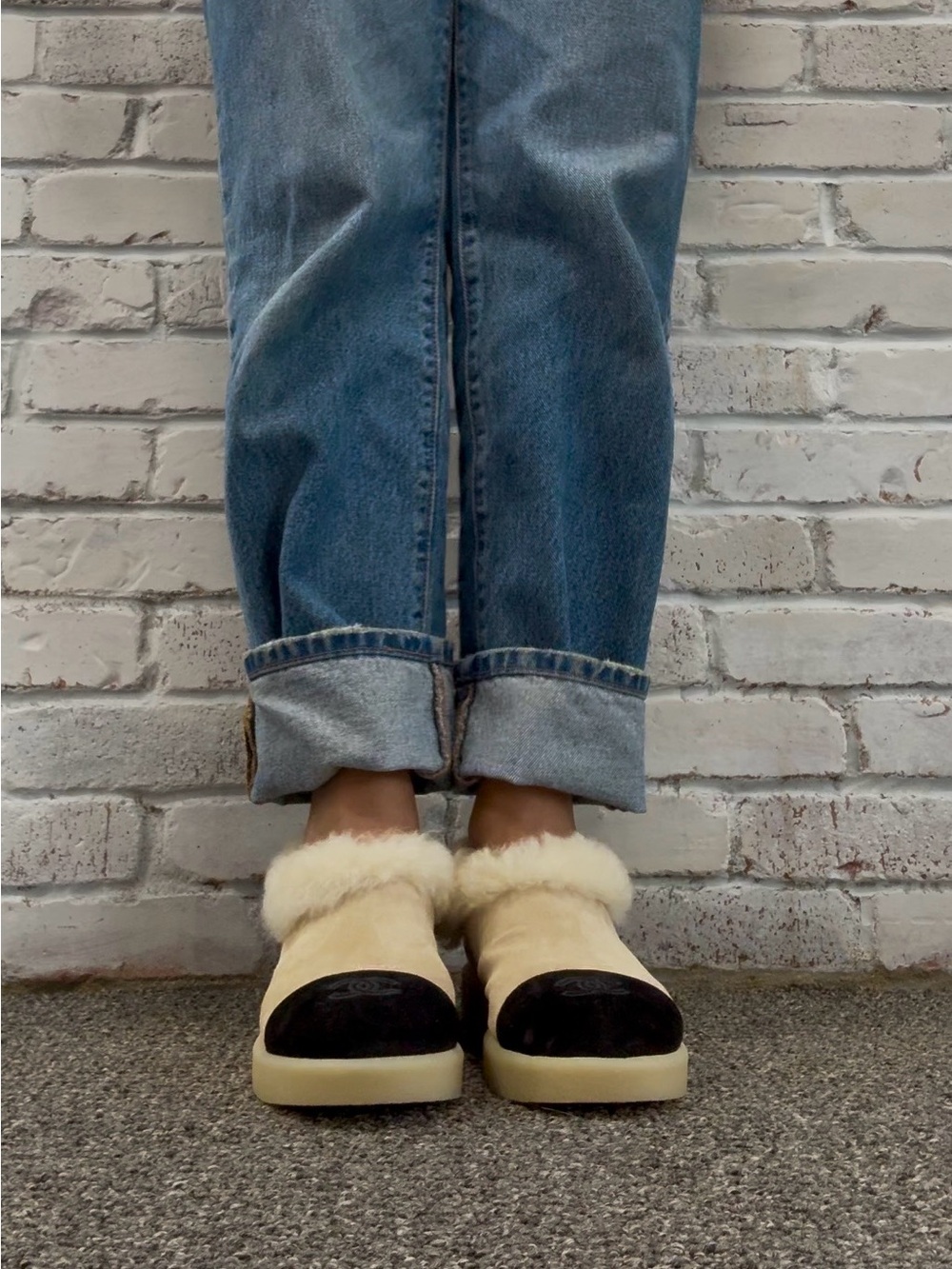 Chanel shearling suede Short Boots - Picture 11 of 13
